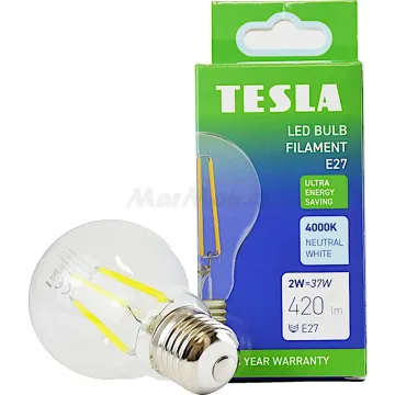 LED žárovka E27 FILAMENT Tesla BL270240-A1 230V 2W…