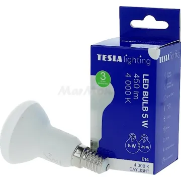 LED žárovka E14 R50 Tesla R5140540-7 230V 5W 450lm 4000K