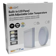 LED CCT přisazené svítidlo SOLIGHT WD170 12W 3000/4000/6000K 170mm