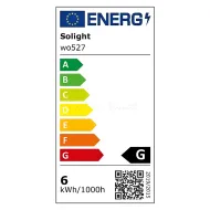 LED nouzové osvětlení SOLIGHT WO527 6W 6500K 270lm