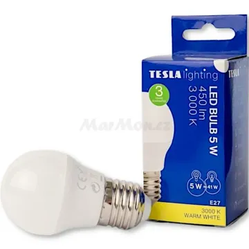 LED žárovka E27 MiniGlobe Tesla MG270530-1 230V 5W…