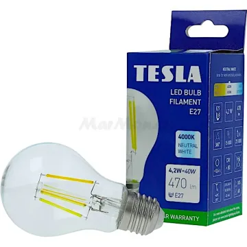 LED žárovka E27 FILAMENT Tesla BL270440-1 230V 4,2W…