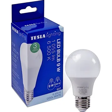 LED žárovka E27 Tesla BL270965-1 230V 9W 1055lm 6500K