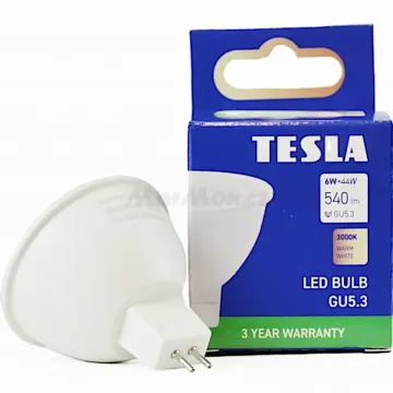 LED žárovka GU5,3 Tesla MR160630-6 12V 6W 540lm 3000K