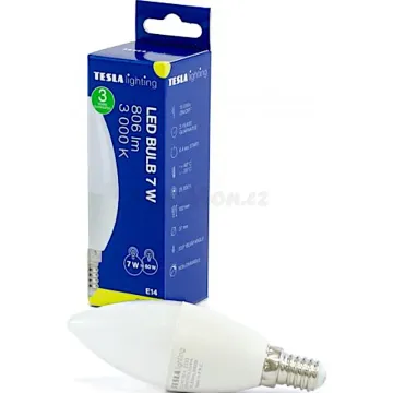 LED žárovka E14 candle Tesla CL140730-6 230V 7W 806lm…