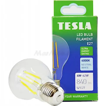LED žárovka E27 FILAMENT Tesla BL270440-A1 230V 4W…