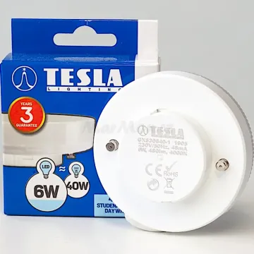 LED žárovka GX53 Tesla GX530640-1 230V 6W 480lm 4000K